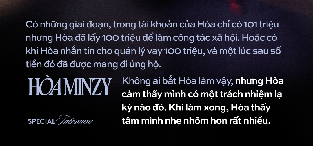 Hoà Minzy: 