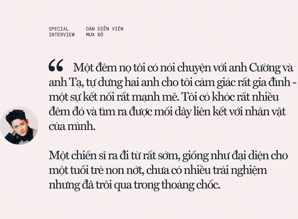 Dàn diễn viên Mưa Đỏ: “Sáng còn được mở mắt là vui rồi” - câu nói khiến chúng tôi trân trọng từng giây phút đóng phim- Ảnh 7. Dàn diễn viên Mưa Đỏ: “Sáng còn được mở mắt là vui rồi” - câu nói khiến chúng tôi trân trọng từng giây phút đóng phim- Ảnh 7.