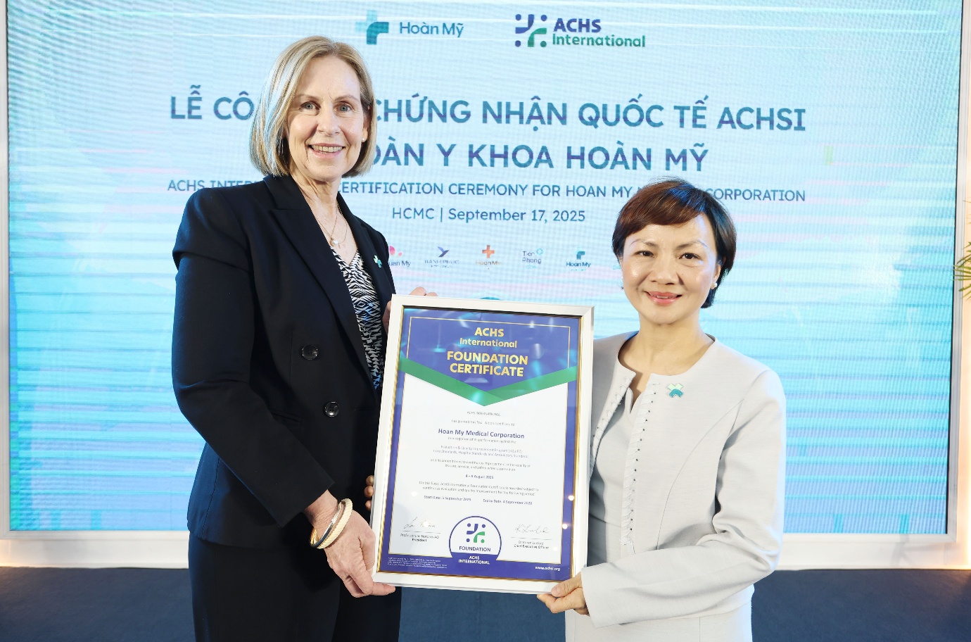 Tập đoàn y khoa Hoàn Mỹ đạt chứng nhận quốc tế ACHSI toàn hệ thống- Ảnh 2.