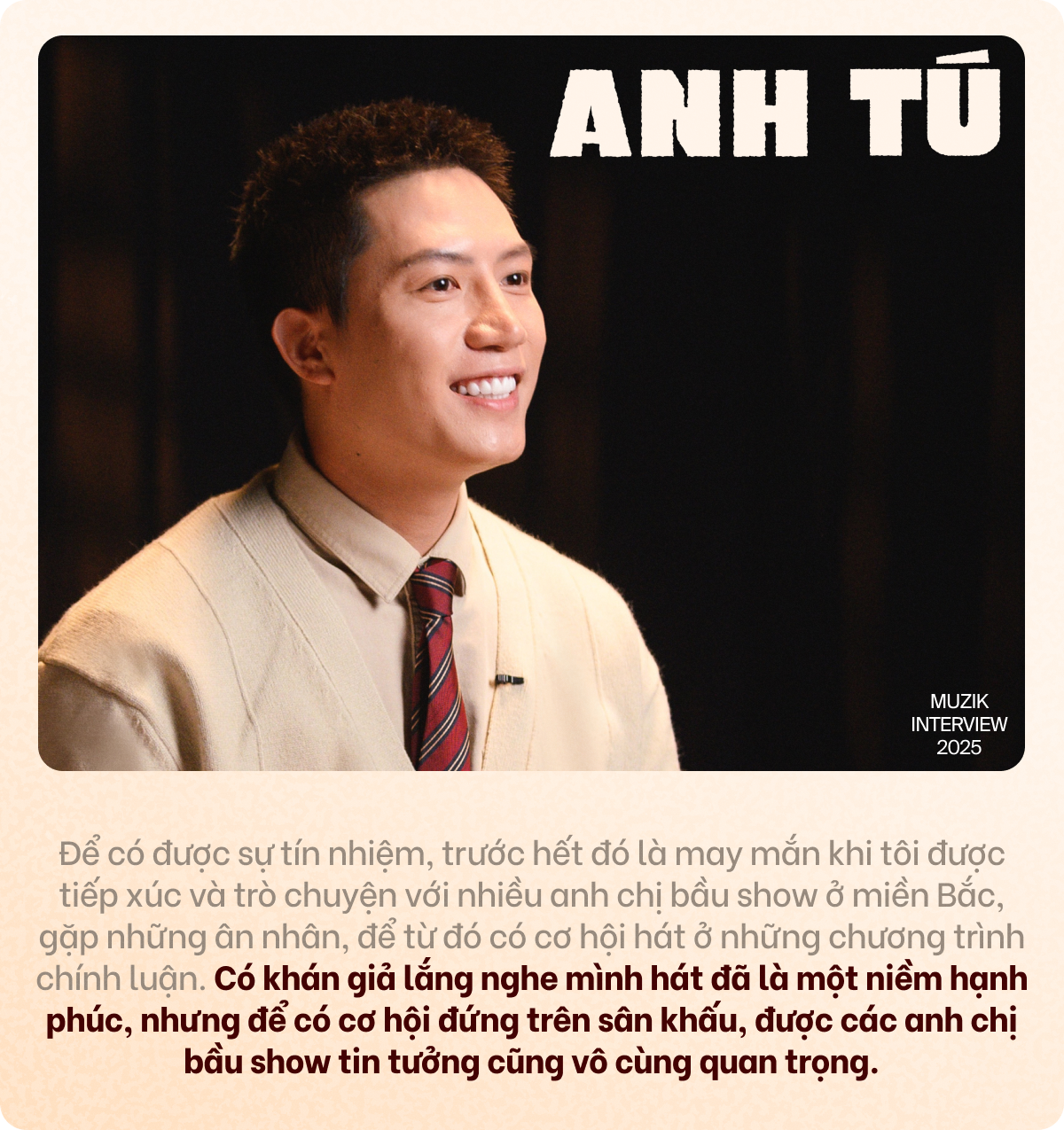 Anh Tú: Rap Việt là bước ngoặt, Anh Trai Say Hi giúp định hình hiện tại, được hát Người Là Hồ Chí Minh tại Lăng Bác là mốc son rực rỡ nhất!- Ảnh 1.