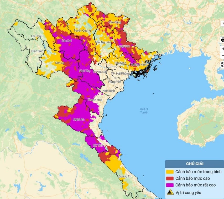Thông báo khẩn tới 14 tỉnh, thành phố- Ảnh 1.