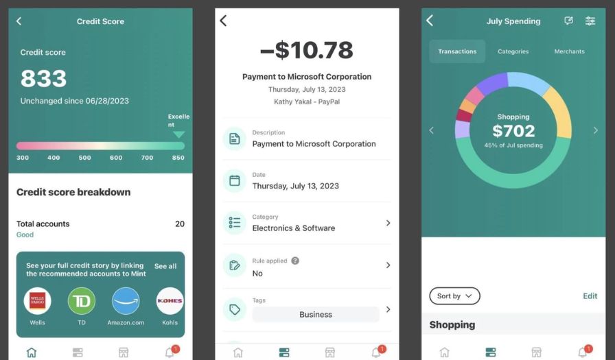 Ứng dụng quản lý tài chính cá nhân Mint
