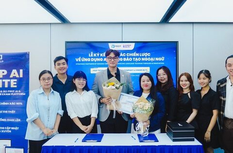 Prep và Kinder IELTS ký kết hợp tác về ứng dụng AI trong đào tạo ngoại ngữ
