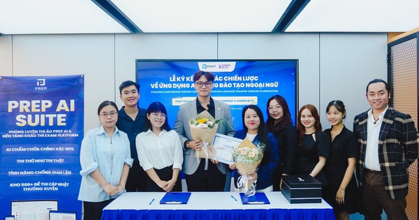 Prep và Kinder IELTS ký kết hợp tác về ứng dụng AI trong đào tạo ngoại ngữ