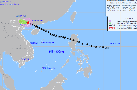Bão số 11 đã đi vào Trung Quốc, miền Bắc nước ta còn mưa lớn không?