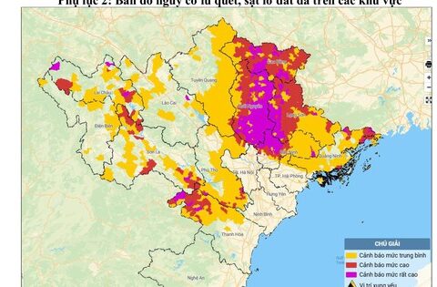 Thông báo khẩn tới 13 tỉnh, thành phố