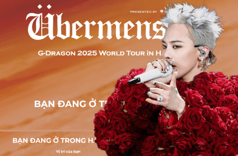 Mở bán vé concert G-DRAGON tại Hà Nội: Hơn 360 nghìn người xếp hàng, vé VVIP sold-out