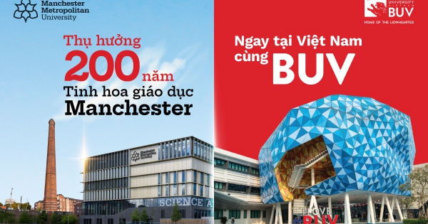 BUV kết nối sinh viên Việt Nam với 200 năm di sản giáo dục Manchester – cái nôi của Cách mạng Công nghiệp Anh Quốc