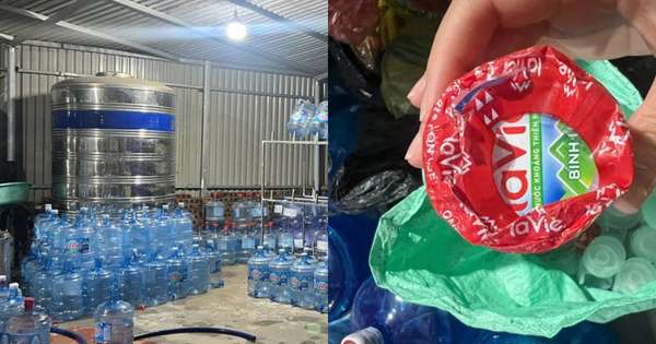 Vụ 20.000 bình nước Lavie giả tuồn đi tiêu thụ khắp nơi ở Hà Nội: Chi phí sản xuất chỉ 10.000 đồng, bán ra 70.000 đồng