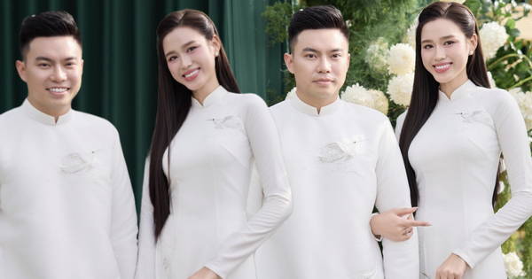 Đám cưới Hoa hậu Đỗ Hà và thiếu gia vào sáng nay