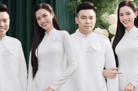 Đám cưới Hoa hậu Đỗ Hà và thiếu gia vào sáng nay