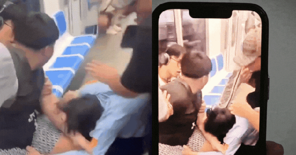 Xôn xao clip bảo vệ lớn tuổi bị 2 thanh niên hành hung trên tàu Metro số 1 TPHCM: Hé lộ nguyên nhân gây phẫn nộ!