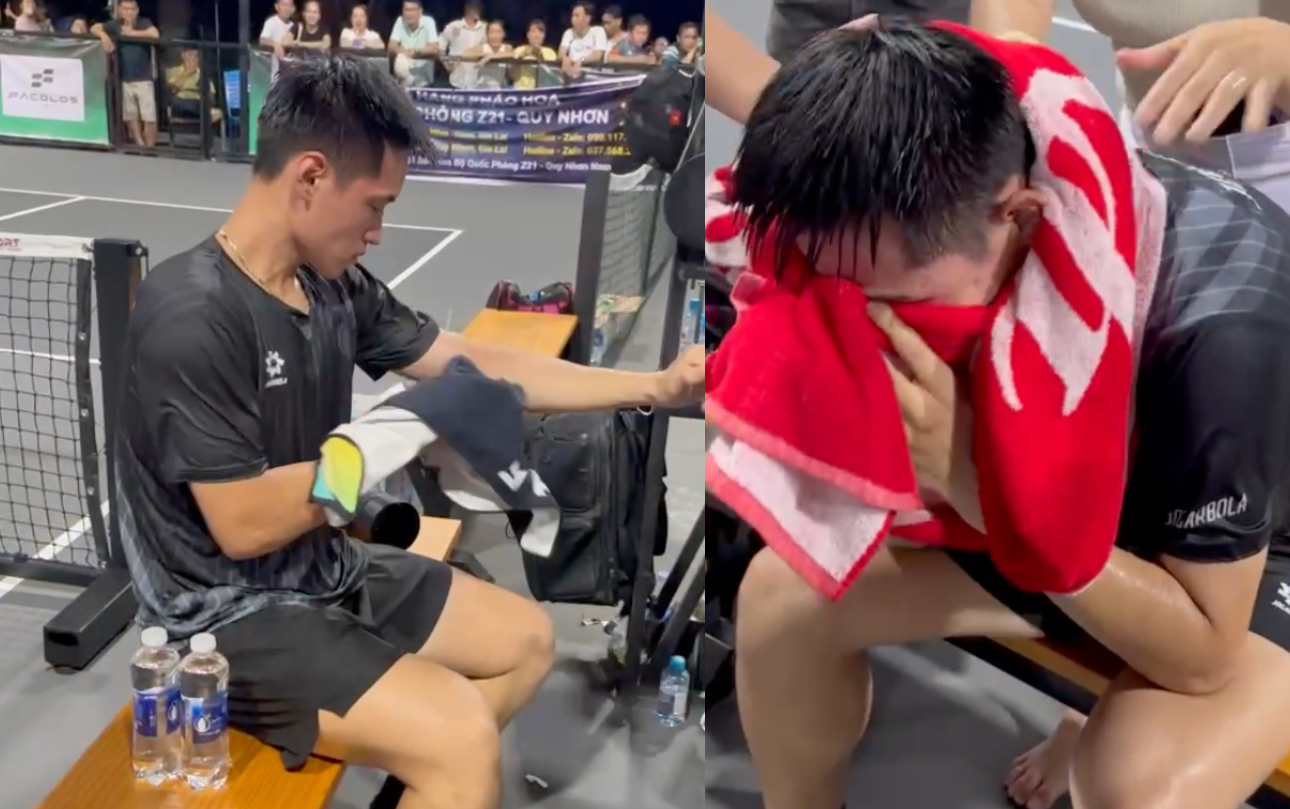 Trương Vinh Hiển bật khóc nức nở khi vô địch giải pickleball sau chuỗi ngày ngập tràn drama- Ảnh 2.