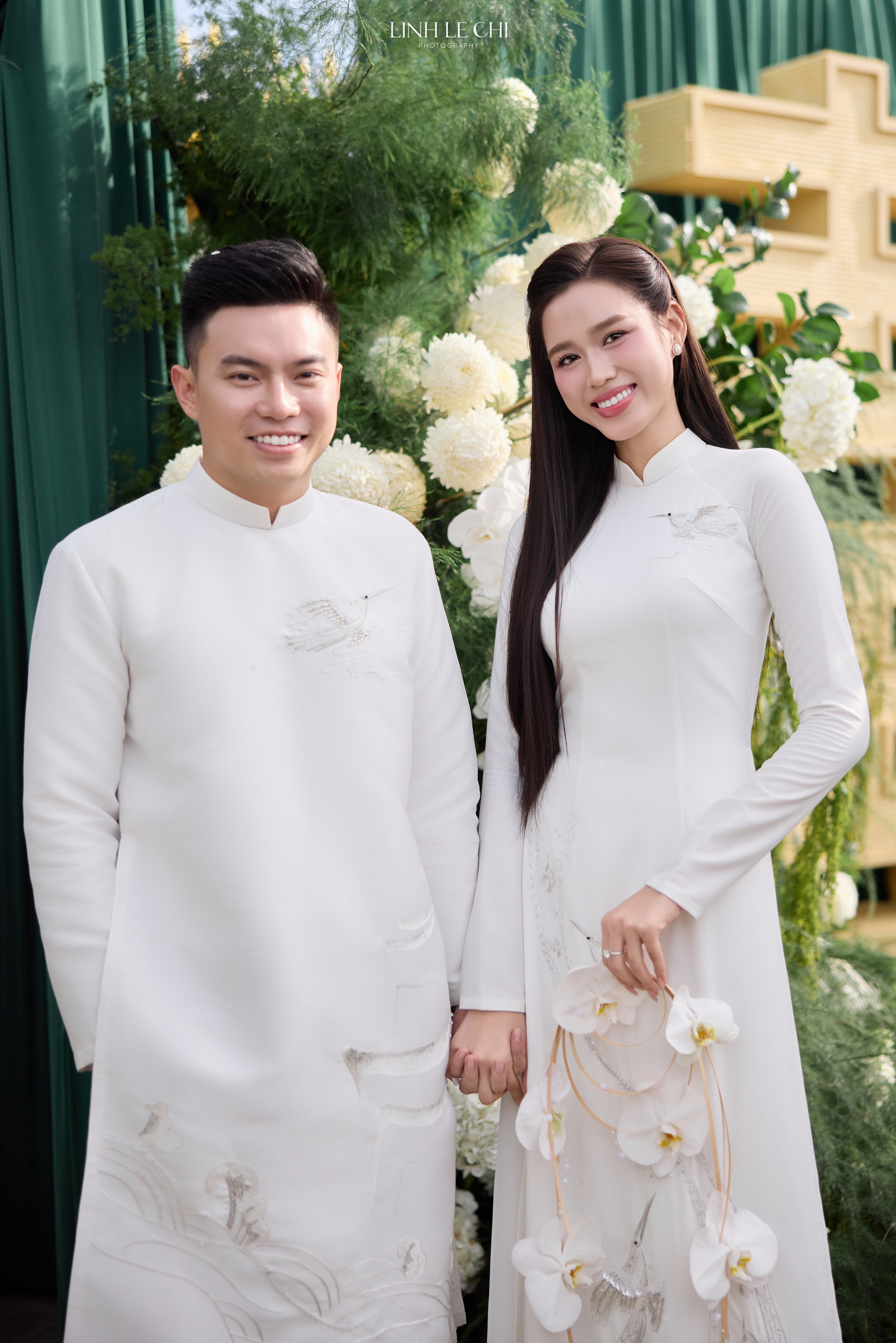 Đám cưới Hoa hậu Đỗ Hà và thiếu gia vào sáng nay: Chú rể chính thức lộ diện, cô dâu khóc nức nở!- Ảnh 6.