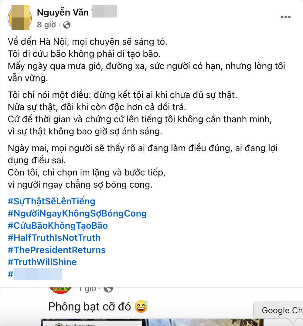 “Tổng tài” gây rối quán cafe tiếp tục bị tố phông bạt tiền từ thiện bão miền Trung- Ảnh 5.