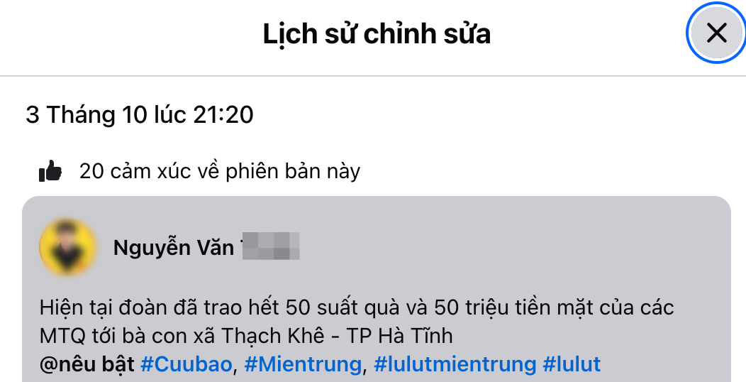 “Tổng tài” gây rối quán cafe tiếp tục bị tố phông bạt tiền từ thiện bão miền Trung- Ảnh 3.