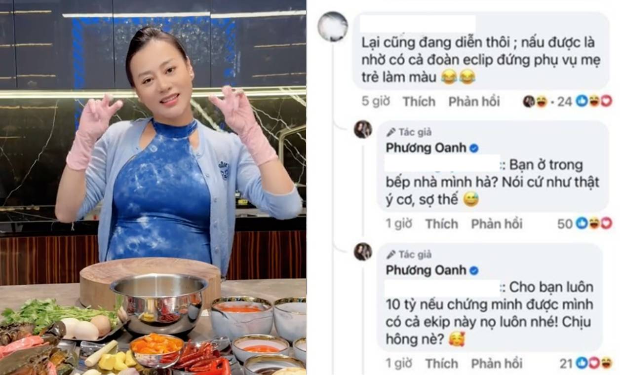 Phương Oanh treo thưởng 10 tỷ cho ai chứng minh được mình dàn dựng- Ảnh 9. Phương Oanh treo thưởng 10 tỷ cho ai chứng minh được mình dàn dựng- Ảnh 9.