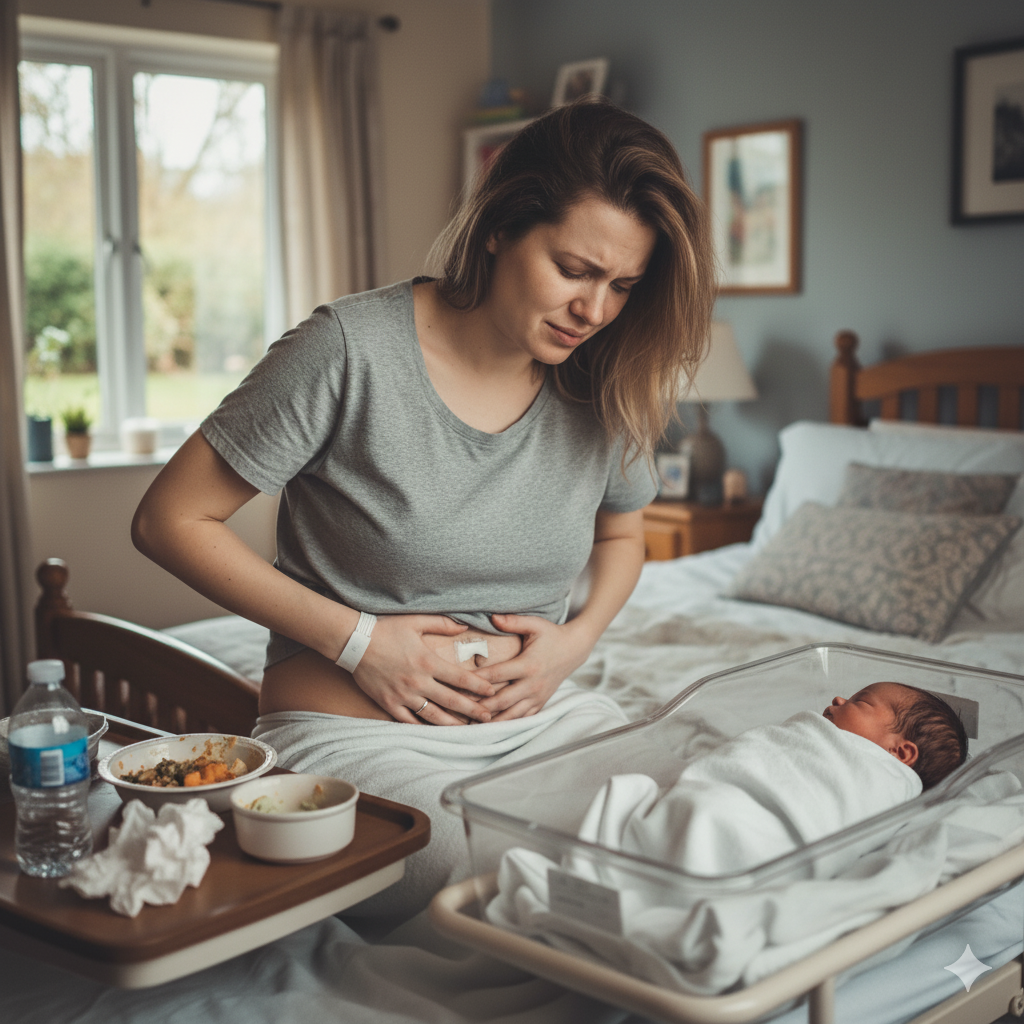 4 nguyên nhân phổ biến gây đau bụng sau sinh và cách khắc phục hiệu quả- Ảnh 1.