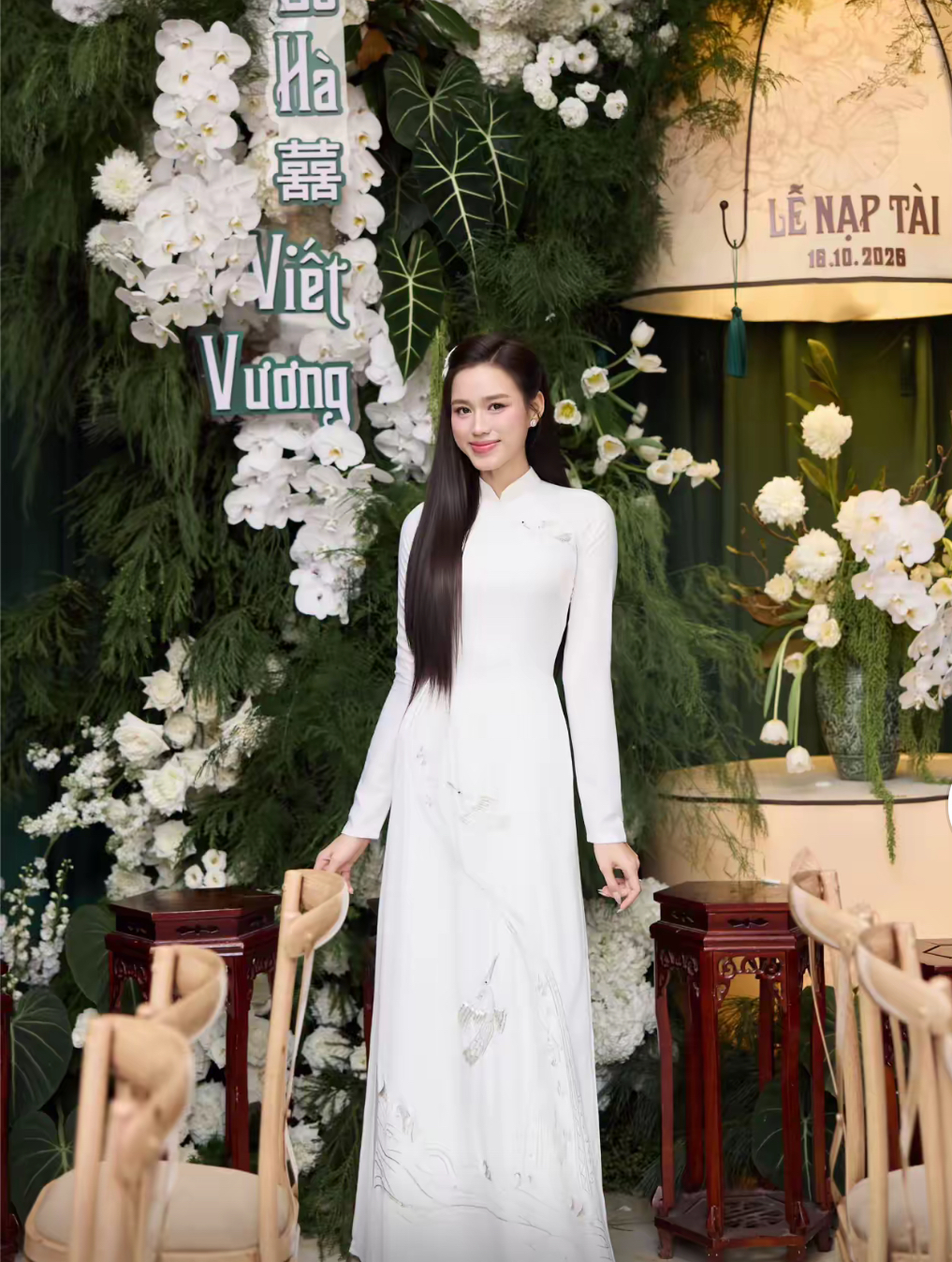 Đám cưới Hoa hậu Đỗ Hà và thiếu gia vào sáng nay: Chú rể chính thức lộ diện, cô dâu khóc nức nở!- Ảnh 4.