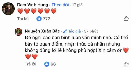 Đàm Vĩnh Hưng vội vàng sửa và xoá bình luận sau khi Cục trưởng Xuân Bắc nhắc nhở- Ảnh 3.