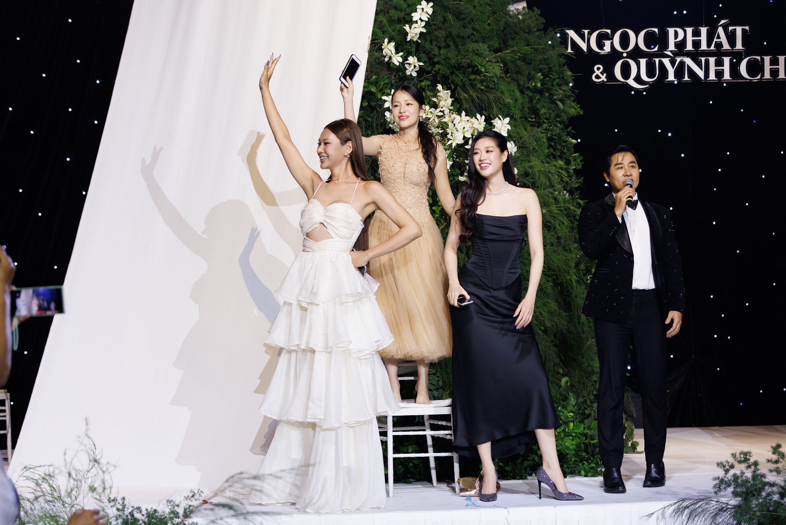 Đám cưới Quỳnh Châu và thiếu gia: Cô dâu khóc nức nở, dàn nghệ sĩ 