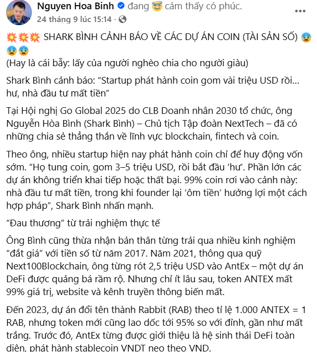 Toàn cảnh vụ lùm xùm liên quan dự án tiền số AntEx của Shark Bình: Bắt đầu từ đâu, ai là nạn nhân?- Ảnh 1.