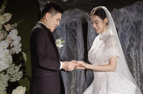 Toàn cảnh đám cưới Hương Liên và thiếu gia