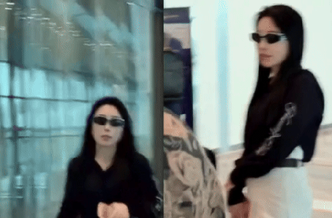 CLIP: “Tóm dính” cảnh Mailisa ở sân bay