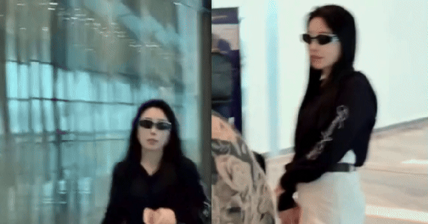 CLIP: “Tóm dính” cảnh Mailisa ở sân bay