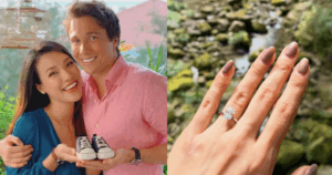 Chồng cũ MC Hoàng Oanh quỳ gối cầu hôn bạn gái mới sau 3 năm ly hôn