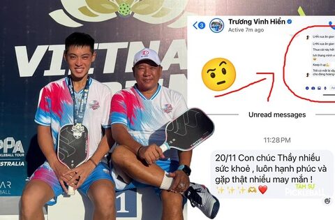 HLV Huỳnh Phú Quí khoe lời chúc của Vinh Hiển, nhưng để lộ chi tiết nói về Lý Hoàng Nam