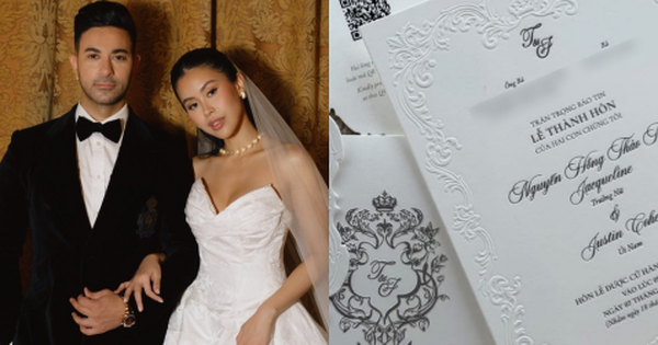 Lộ thiệp cưới của Tiên Nguyễn – em chồng Hà Tăng