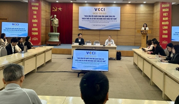 Cung ứng xanh – cơ hội cho hàng xuất khẩu Việt Nam thâm nhập thị trường lớn