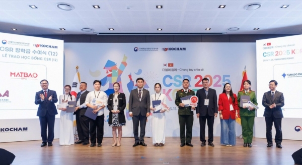 Doanh nghiệp Hàn Quốc trao 94 học bổng cho sinh viên Việt Nam xuất sắc