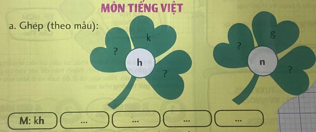 Bài tập tiếng Việt lớp 1 đang khiến phụ huynh TP.HCM 