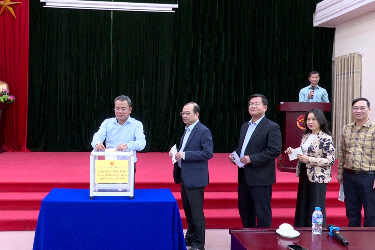 Bộ Tài chính phát động ủng hộ đồng bào miền Trung, Tây Nguyên bị thiệt hại do mưa lũ