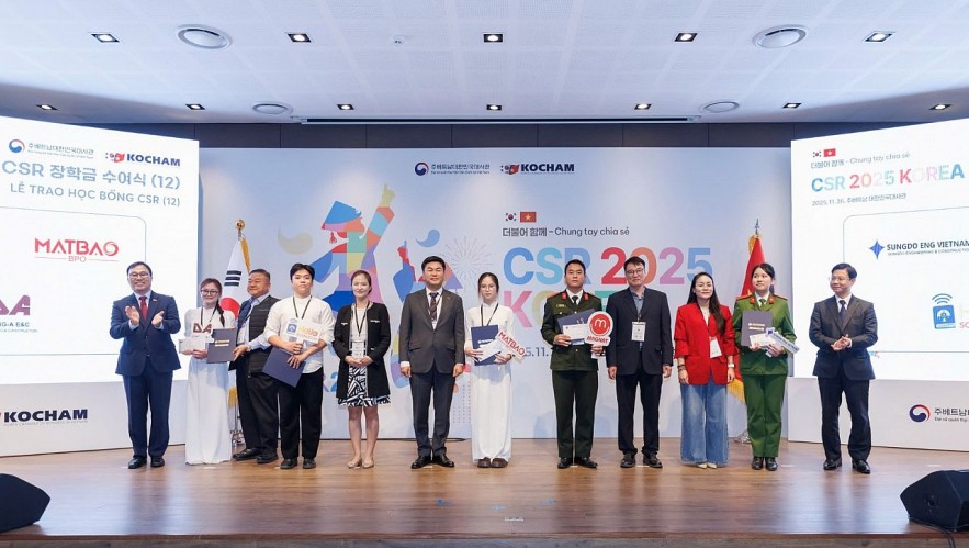 Doanh nghiệp Hàn Quốc trao 94 học bổng cho sinh viên Việt Nam xuất sắc