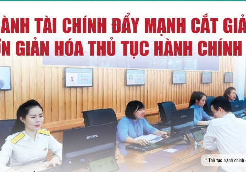 Infographics: Ngành Tài chính đã cắt giảm, đơn giản hóa 475 thủ tục hành chính