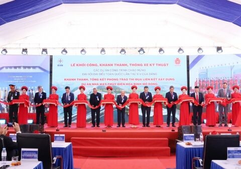 EVN khởi công, khánh thành đồng loạt các dự án, công trình điện chào mừng Đại hội XIV của Đảng