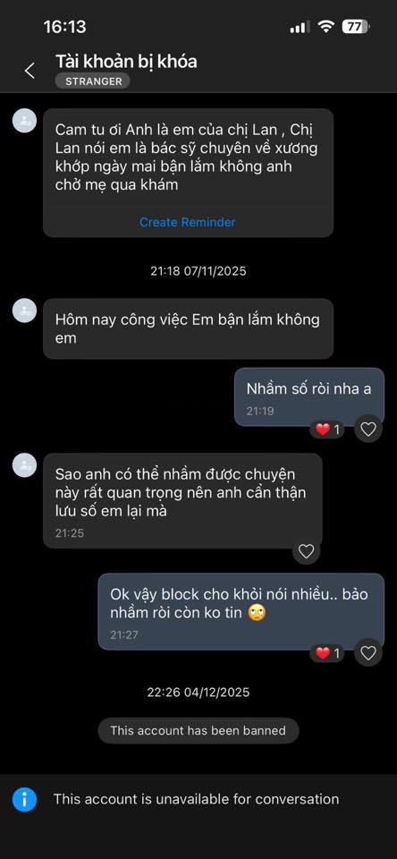 Nhiều người lên tiếng cảnh báo chiêu lừa đảo mới ngày cuối năm, chặn số ngay nếu nhận được tin nhắn Nhiều người lên tiếng cảnh báo chiêu lừa đảo mới ngày cuối năm, chặn số ngay nếu nhận được tin nhắn