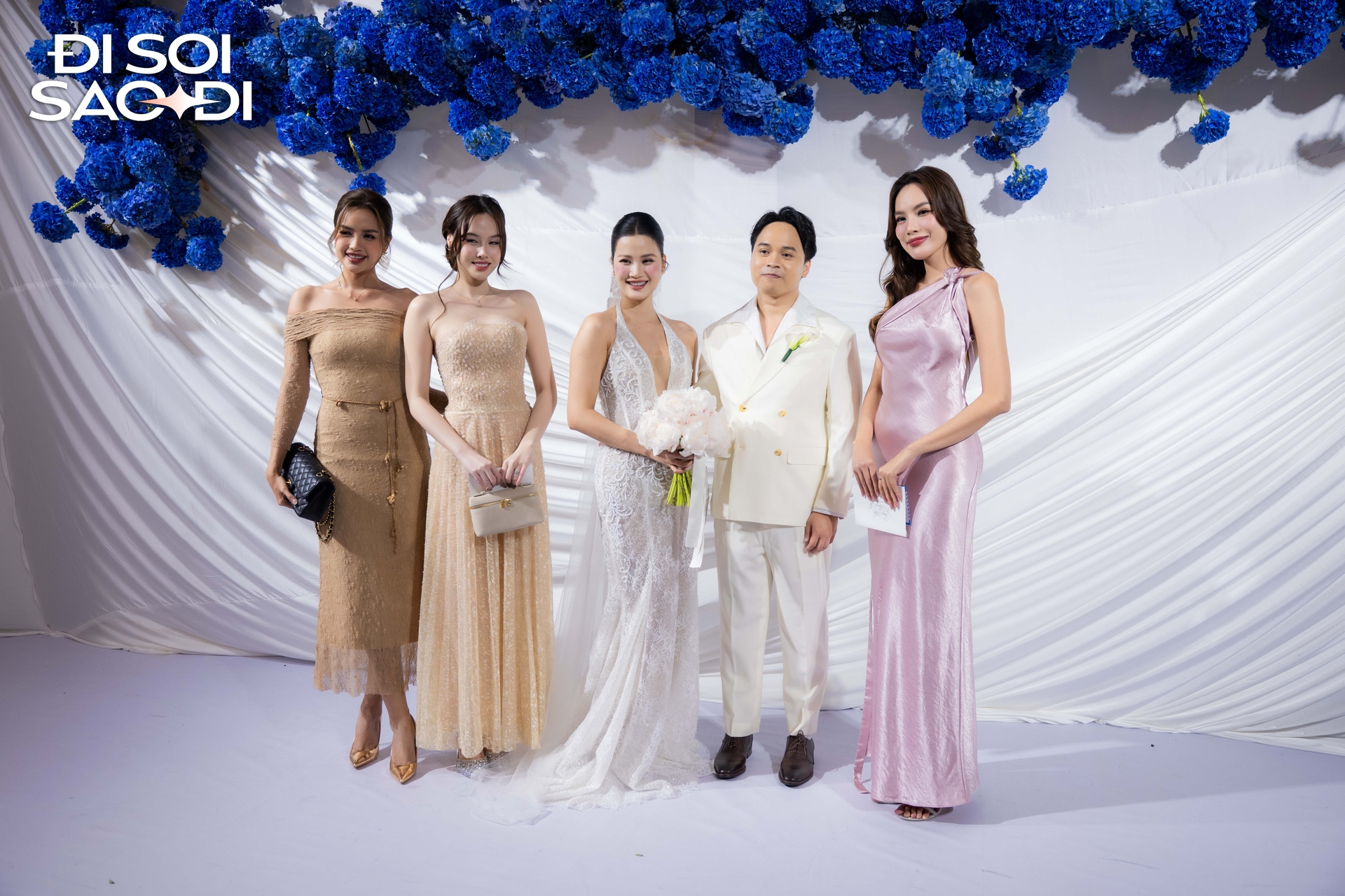 Dàn sao đổ bộ đám cưới Hương Ly: Khánh Vân - Ngọc Châu đọ sắc bén ngót, 1 cặp đôi đến 