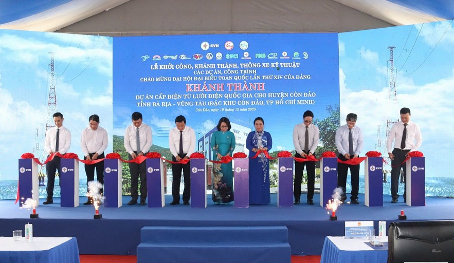 EVN khởi công, khánh thành đồng loạt các dự án, công trình điện chào mừng Đại hội XIV của Đảng EVN khởi công, khánh thành đồng loạt các dự án, công trình điện chào mừng Đại hội XIV của Đảng