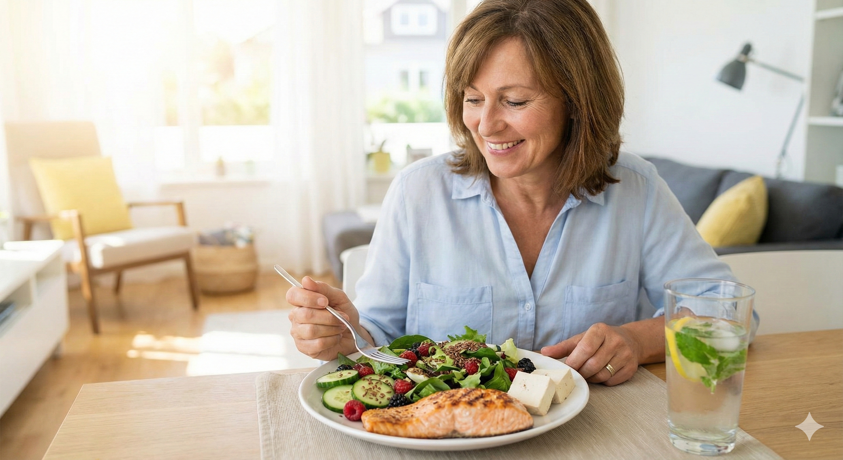 Bí quyết ‘hạ nhiệt’ cơn bốc hỏa thời kỳ mãn kinh nhờ dinh dưỡng- Ảnh 1.