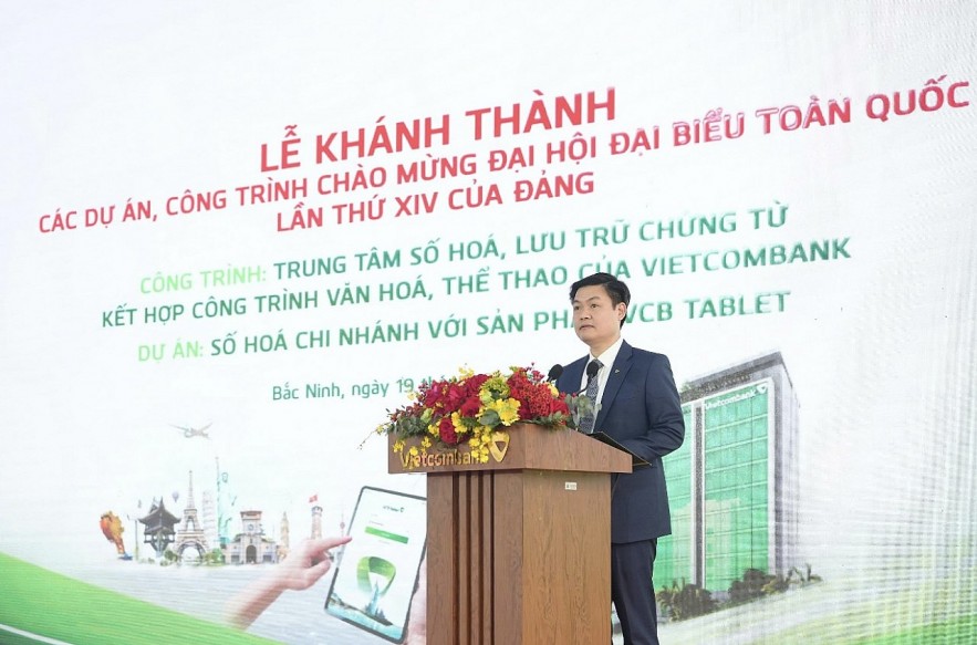 undefined Vietcombank khánh thành 2 công trình, dự án chào mừng Đại hội đại biểu toàn quốc lần thứ XIV của Đảng
