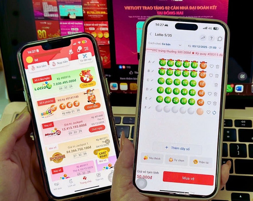 Kênh phân phối qua điện thoại của Vietlott thu hút người chơi