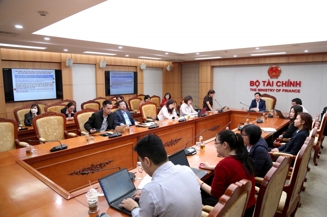 Bộ Tài chính phổ biến lập báo cáo tài chính hợp nhất của đơn vị kế toán hành chính, sự nghiệp