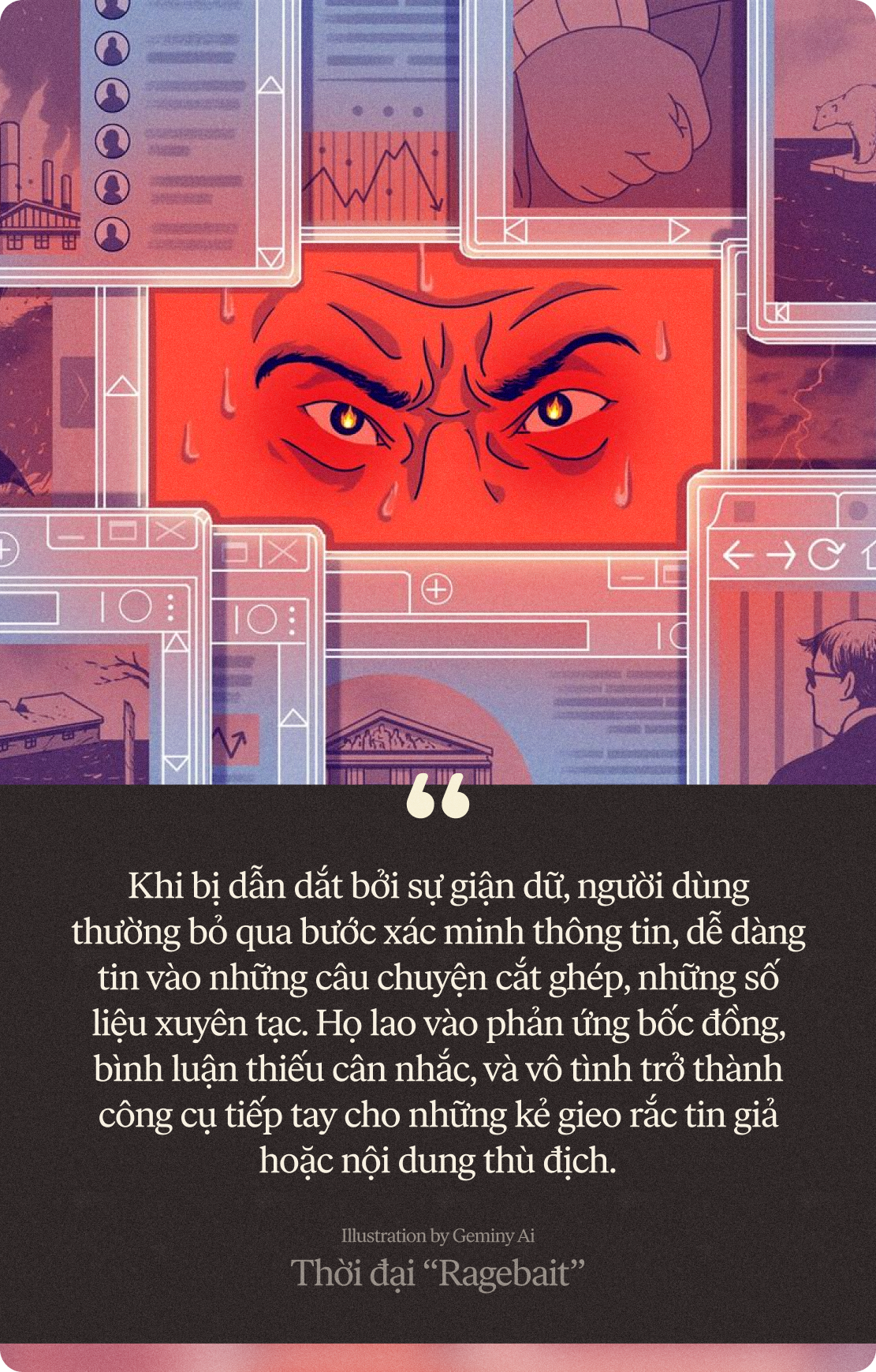 Thời đại Rage Bait - Khi cơn thịnh nộ trở thành mồi nhử tương tác - Ảnh 4. Thời đại Rage Bait - Khi cơn thịnh nộ trở thành mồi nhử tương tác - Ảnh 4.