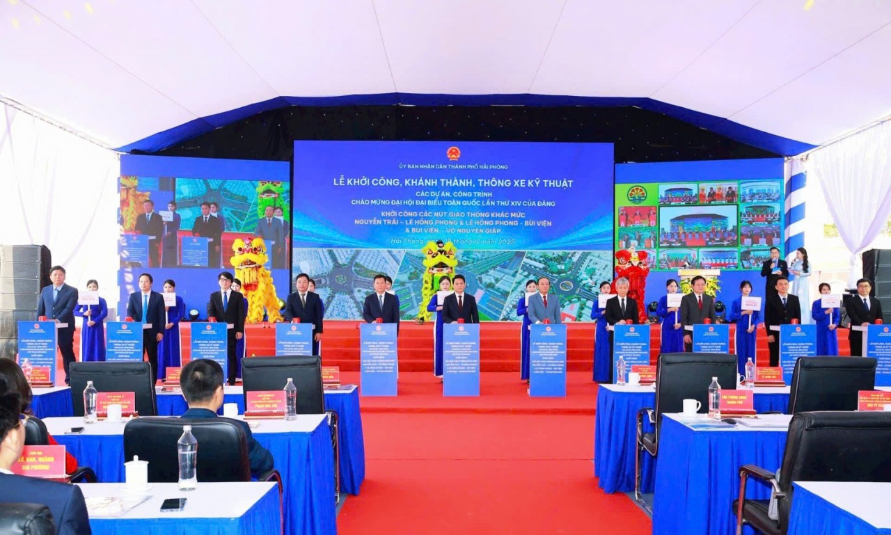 Hải Phòng khởi công, khánh thành loạt công trình, dự án tạo động lực phát triển