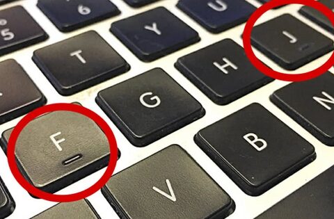 Vì sao trên phím F và J của bàn phím máy tính luôn có gờ nổi?