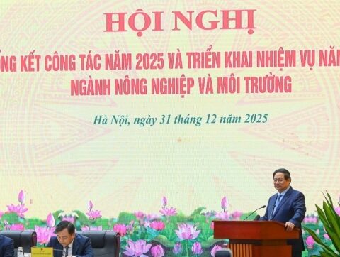 Thủ tướng: Năm 2026, ngành Nông nghiệp và Môi trường phải phát triển nhanh, bền vững, góp phần vào tăng trưởng 2 con số